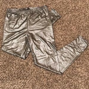 Silver leggings — 3/$25 SALE item!